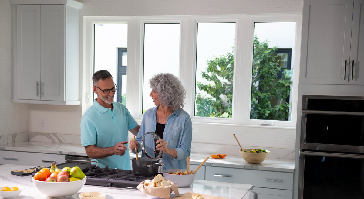 PGT WINGUARD® VINYL Casement Picture Window. An impact-resistant window is ideal for Bradenton, Florida.