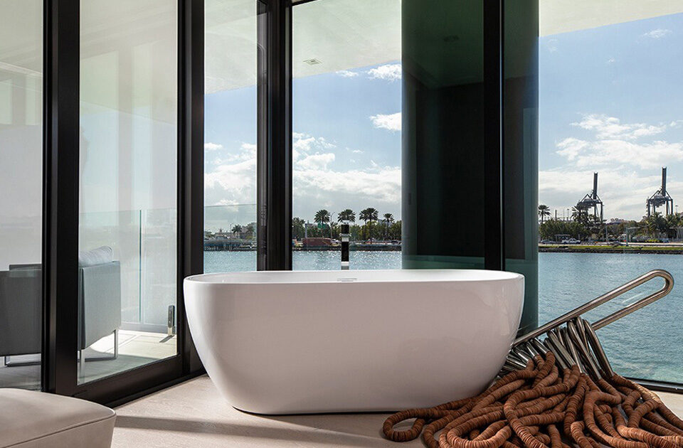 Floor-to-ceiling windows from WinDoor showcase the best Sarasota has to offer.